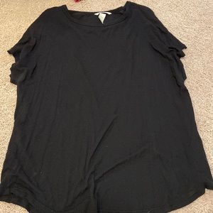 Black woven shirt from H&M. Size Large